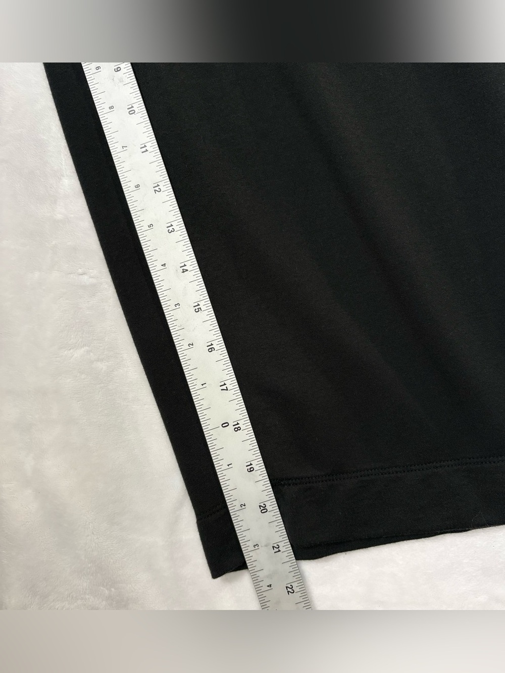 Quince Jumpsuit Black French Terry Modal Sz M Romper Quiet Luxury Wide Leg Crop - Picture 13 of 15